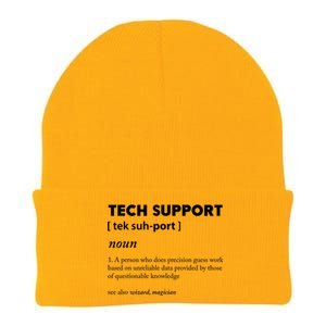 Tech Supporcool Gift Tech Support Gift Knit Cap Winter Beanie