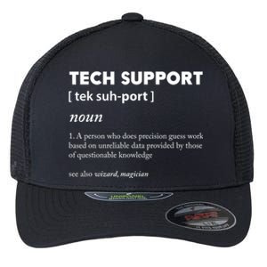 Tech Supporcool Gift Tech Support Gift Flexfit Unipanel Trucker Cap