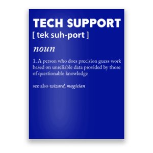 Tech Supporcool Gift Tech Support Gift Poster