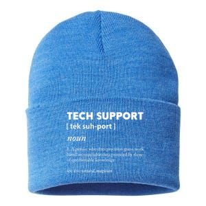 Tech Supporcool Gift Tech Support Gift Sustainable Knit Beanie