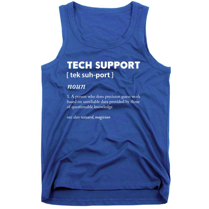 Tech Supporcool Gift Tech Support Gift Tank Top