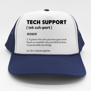 Tech Supporcool Gift Tech Support Gift Trucker Hat