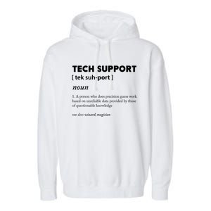 Tech Supporcool Gift Tech Support Gift Garment-Dyed Fleece Hoodie