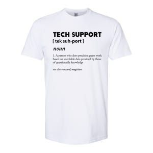 Tech Supporcool Gift Tech Support Gift Softstyle CVC T-Shirt