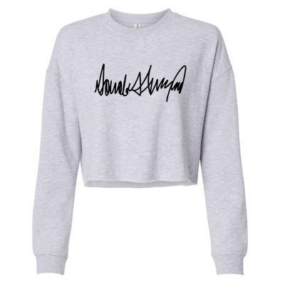 Trump Signature Gift Cropped Pullover Crew