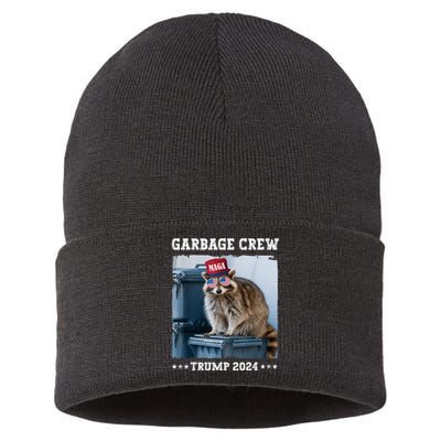 Trump’S Supporters Garbage Joe Biden Republican Garbage Crew Sustainable Knit Beanie