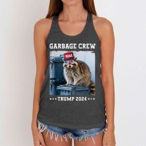 Trump’S Supporters Garbage Joe Biden Republican Garbage Crew Women's Knotted Racerback Tank