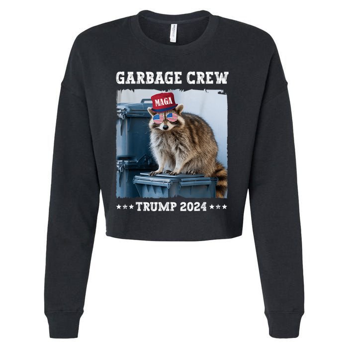 Trump’S Supporters Garbage Joe Biden Republican Garbage Crew Cropped Pullover Crew