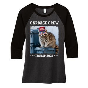 Trump’S Supporters Garbage Joe Biden Republican Garbage Crew Women's Tri-Blend 3/4-Sleeve Raglan Shirt