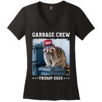 Trump’S Supporters Garbage Joe Biden Republican Garbage Crew Women's V-Neck T-Shirt