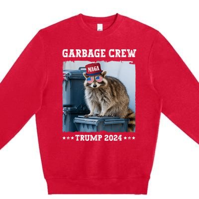 Trump’S Supporters Garbage Joe Biden Republican Garbage Crew Premium Crewneck Sweatshirt