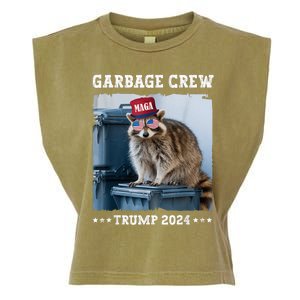 Trump’S Supporters Garbage Joe Biden Republican Garbage Crew Garment-Dyed Women's Muscle Tee