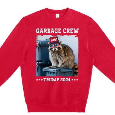 Trump’S Supporters Garbage Joe Biden Republican Garbage Crew Premium Crewneck Sweatshirt