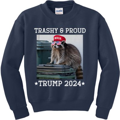 Trump’S Supporters Garbage Joe Biden Trashy And Proud Trump Kids Sweatshirt