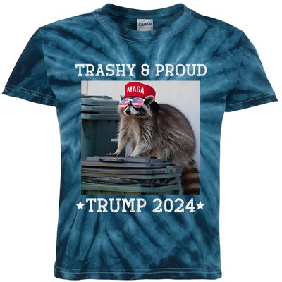 Trump’S Supporters Garbage Joe Biden Trashy And Proud Trump Kids Tie-Dye T-Shirt