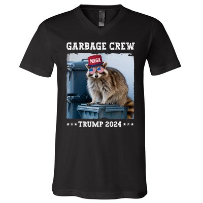 Trump’S Supporters Garbage Joe Biden Republican Garbage Crew V-Neck T-Shirt