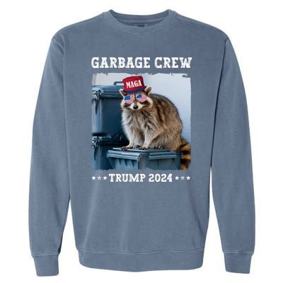 Trump’S Supporters Garbage Joe Biden Republican Garbage Crew Garment-Dyed Sweatshirt