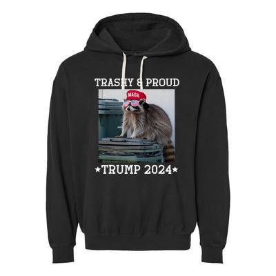 Trump’S Supporters Garbage Joe Biden Trashy And Proud Trump Garment-Dyed Fleece Hoodie