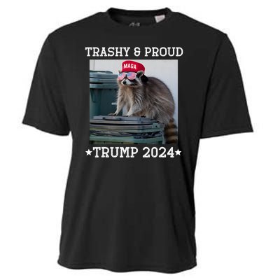 Trump’S Supporters Garbage Joe Biden Trashy And Proud Trump Cooling Performance Crew T-Shirt