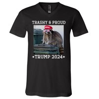 Trump’S Supporters Garbage Joe Biden Trashy And Proud Trump V-Neck T-Shirt