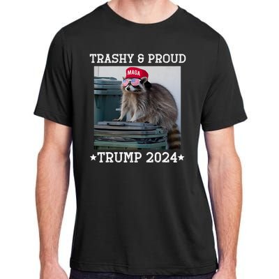 Trump’S Supporters Garbage Joe Biden Trashy And Proud Trump Adult ChromaSoft Performance T-Shirt