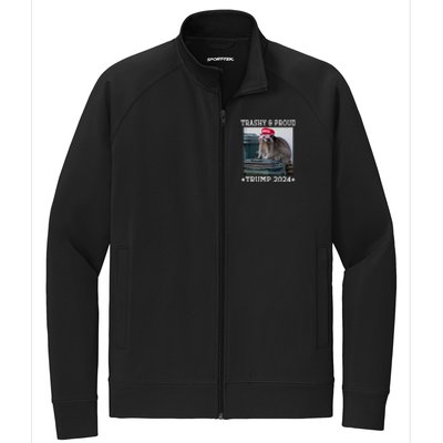 Trump’S Supporters Garbage Joe Biden Trashy And Proud Trump Stretch Full-Zip Cadet Jacket