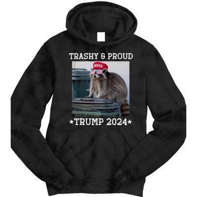 Trump’S Supporters Garbage Joe Biden Trashy And Proud Trump Tie Dye Hoodie