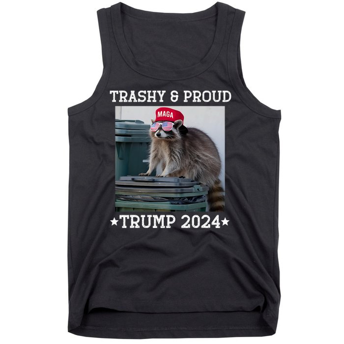 Trump’S Supporters Garbage Joe Biden Trashy And Proud Trump Tank Top