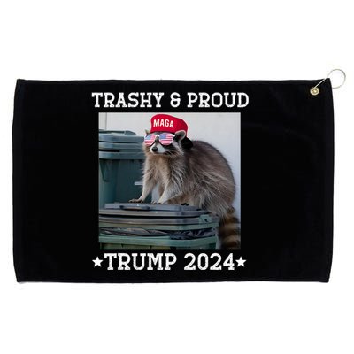 Trump’S Supporters Garbage Joe Biden Trashy And Proud Trump Grommeted Golf Towel