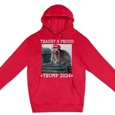 Trump’S Supporters Garbage Joe Biden Trashy And Proud Trump Premium Pullover Hoodie