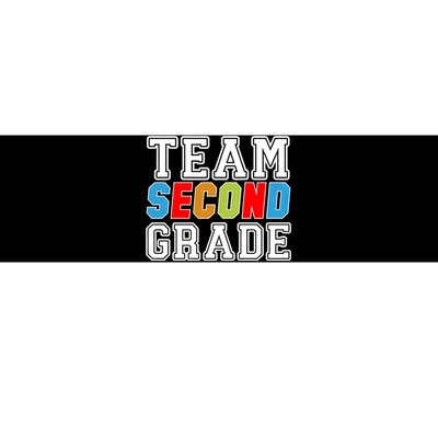 Team Second Grade Bumper Sticker