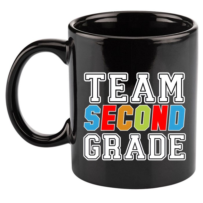 Team Second Grade 11oz C Handle Ceramic Mug