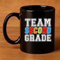 Team Second Grade 11oz C Handle Ceramic Mug