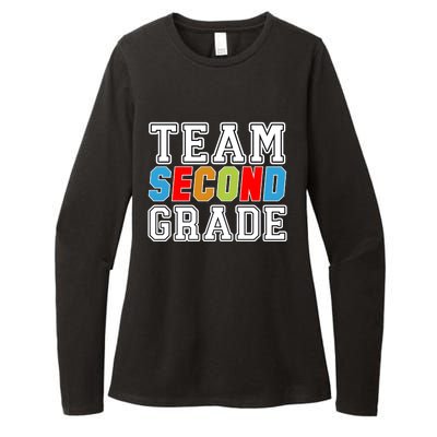 Team Second Grade Womens CVC Long Sleeve Shirt