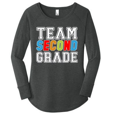 Team Second Grade Women's Perfect Tri Tunic Long Sleeve Shirt