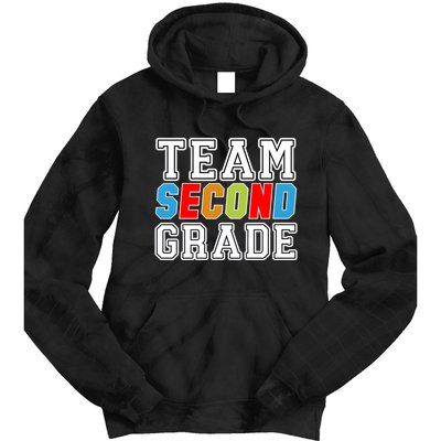 Team Second Grade Tie Dye Hoodie