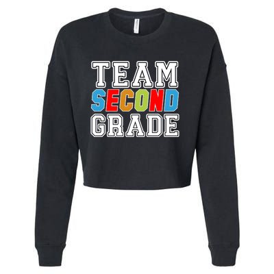 Team Second Grade Cropped Pullover Crew