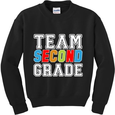 Team Second Grade Kids Sweatshirt