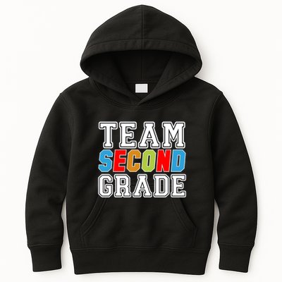 Team Second Grade Kids Hoodie