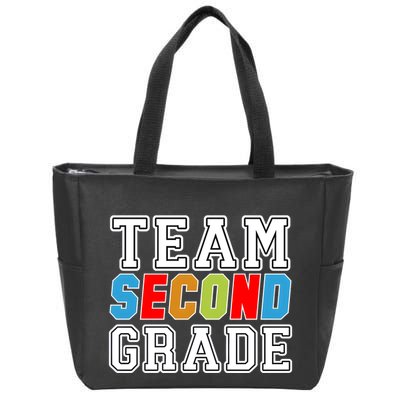 Team Second Grade Zip Tote Bag