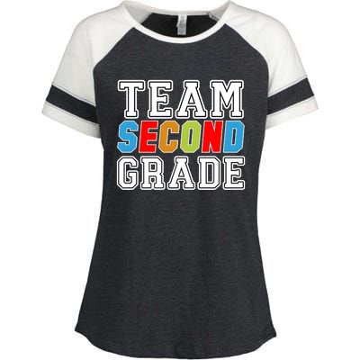 Team Second Grade Enza Ladies Jersey Colorblock Tee