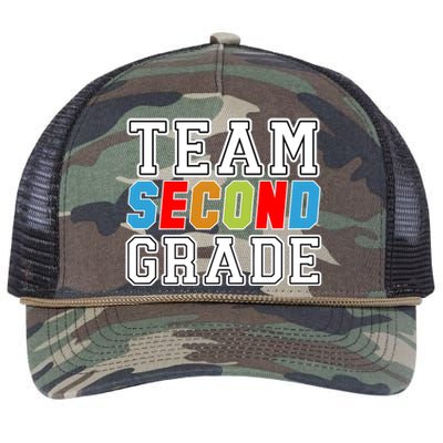 Team Second Grade Retro Rope Trucker Hat Cap