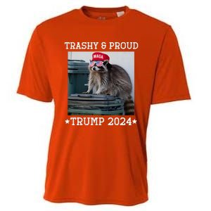 Trump’S Supporters Garbage Joe Biden Trashy And Proud Trump Cooling Performance Crew T-Shirt