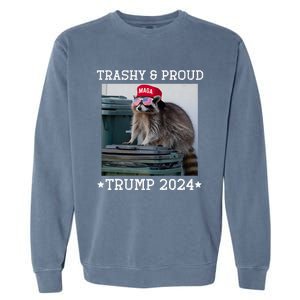 Trump’S Supporters Garbage Joe Biden Trashy And Proud Trump Garment-Dyed Sweatshirt