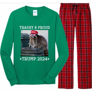 Trump’S Supporters Garbage Joe Biden Trashy And Proud Trump Long Sleeve Pajama Set