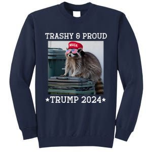 Trump’S Supporters Garbage Joe Biden Trashy And Proud Trump Tall Sweatshirt