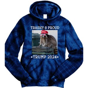 Trump’S Supporters Garbage Joe Biden Trashy And Proud Trump Tie Dye Hoodie