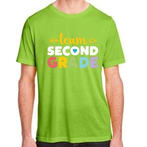 Team Second Grade Cool Gift 2Nd Student Teacher First Day Adult ChromaSoft Performance T-Shirt