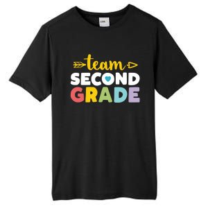 Team Second Grade Cool Gift 2Nd Student Teacher First Day Tall Fusion ChromaSoft Performance T-Shirt