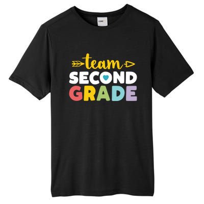 Team Second Grade Cool Gift 2Nd Student Teacher First Day Tall Fusion ChromaSoft Performance T-Shirt